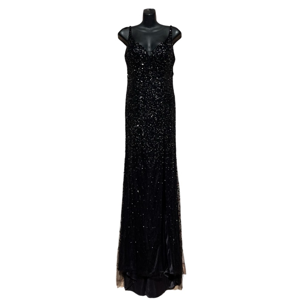 Black beaded dress